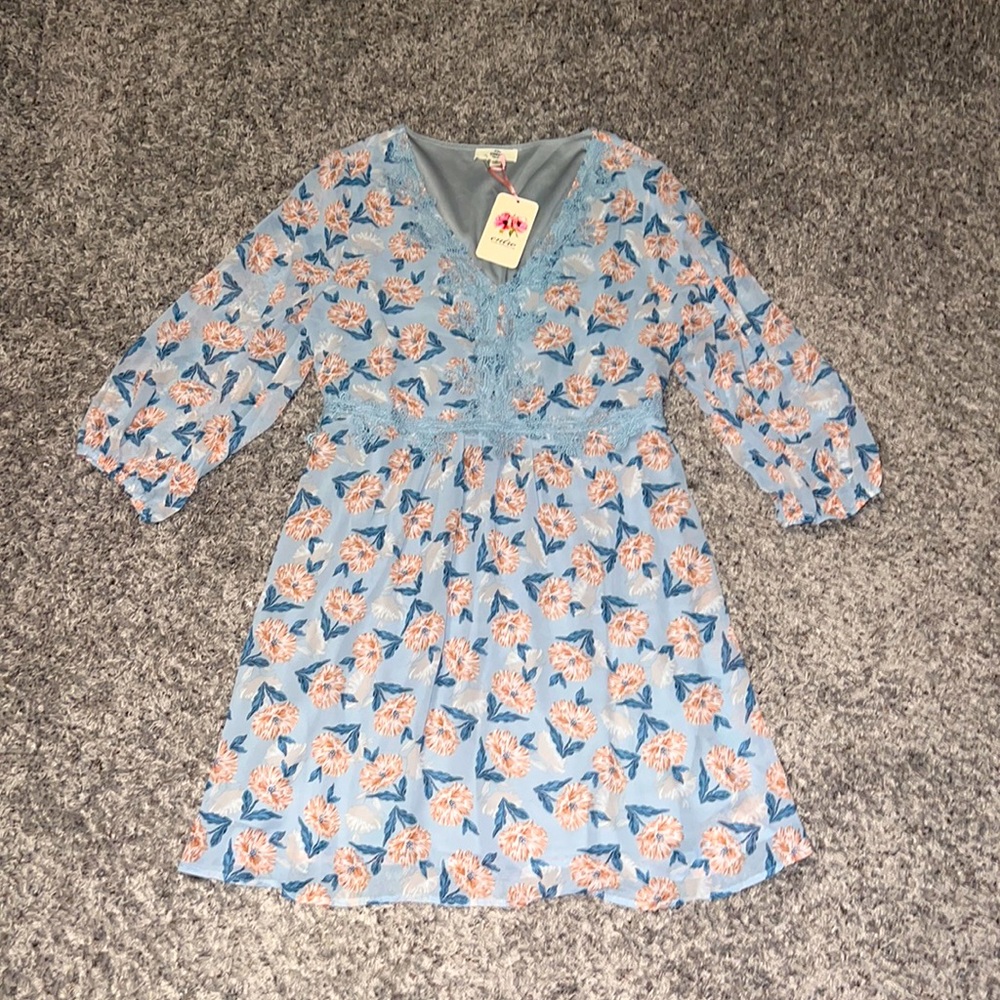 entro dress, floral, size medium